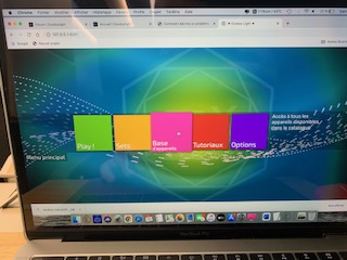 Sur la page d'accueil je vais sur l'icône Base d'appareil